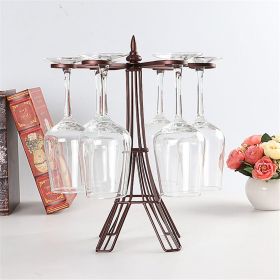 Wine Glass Holder Rack for Stemware Storage, Space-Saving Organizer for Kitchen, Bar, or Cabinet Use