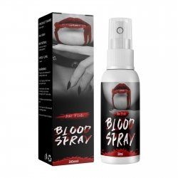 Jue Fish Plasma Fake Blood Spray for Vampire and Zombie Makeup, Artificial Blood Prop for Halloween, Film, and Costume Effects