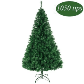 6ft Green Christmas Tree with 1050 Full Branch Tips for Holiday Decoration