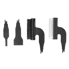Electric Nylon Wire Rust Removing Brush Shovel Attachment for Reciprocating (Sabre) Saw, Heavy-Duty Cleaning Tool