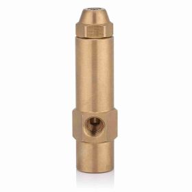 Solid Brass Diesel & Waste Oil Burner Nozzle with 2.0 mm Bore Diameter, Heavy Fuel Combustion Part