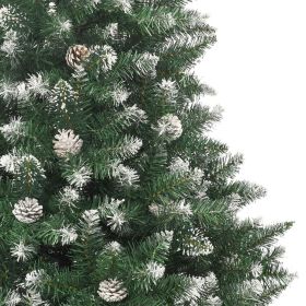 vidaXL Artificial Christmas Tree with Stand, PVC, 180 cm