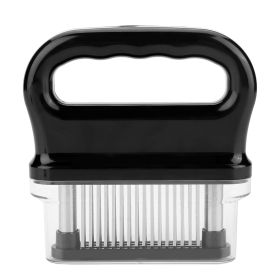 48-Blade Stainless Steel Needle Meat Tenderizer Tool for Steak and Poultry, Ultra-Sharp Blades for Faster Marinating