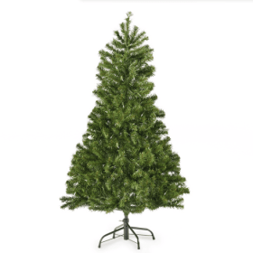 4.5 ft Hinged Pre-Lit Artificial Christmas Tree with 200 Clear UL-Certified Lights