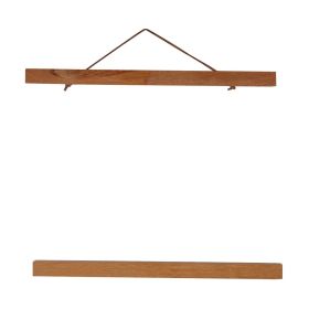 Modern Magnetic Wooden Poster Hanger Frame, Teak Wood, 30cm for Prints and Artwork