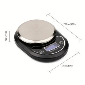 High-Precision Digital Kitchen Scale for Baking and Cooking, Portable Electronic Food & Coffee Scale