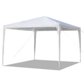 3×3 m Uncovered Spiral Tube Cooling Shed, Portable Outdoor Shade Structure for Ventilated Cooling Use