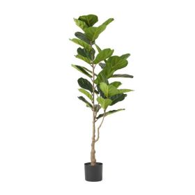 150cm Artificial Violin Leaf Fig Tree for Home and Office Decoration