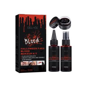Halloween Fake Blood Makeup Set for Scary Costume and Special Effects Use