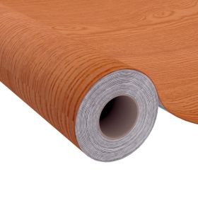 vidaXL Self-Adhesive Door Film Set, 4 Pieces, Light Oak PVC, 82.7 × 35.4 in