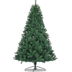 6ft Artificial PVC Fir Christmas Tree with Foldable Metal Stand