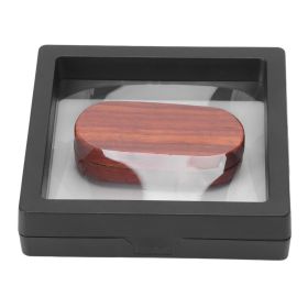 Rosewood Magnetic Push Slider Fingertip Fidget Toy for Stress Relief and Everyday Carry