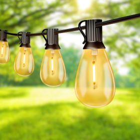S14 High-Voltage Plug-In String Lights, Outdoor Decorative Light String for Patio and Events
