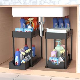 Multi-Purpose Kitchen Sink Shelf Organizer for Dish and Cleaning Storage