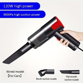 Wireless-red Car Vacuum Cleaner Wireless Usb Charging Car Vacuum Cleaner Home Handheld Mini Desktop Vacuum Cleaner Portable