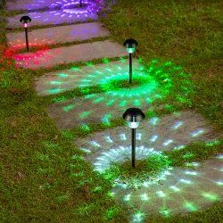 Plastic Garden Courtyard Decorative Lights for Festive Landscape, Pathway, and Outdoor Ambience