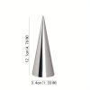 3pcs Set Stainless Steel Horn Bread Mold, Household Baking Tool, Oven Baking Tool, Kitchen Accessories