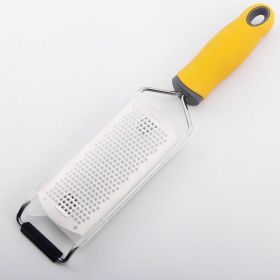 Multifunction Stainless Steel Lemon Zester and Cheese Grater, Manual Garlic and Ginger Shredder for Kitchen Use