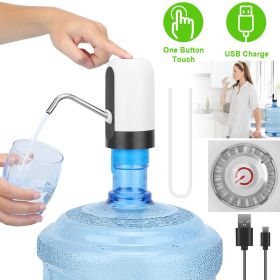Rechargeable Electric Water Bottle Dispenser Pump, Automatic Drinking Water Pump for 2–5 Gallon Bottles