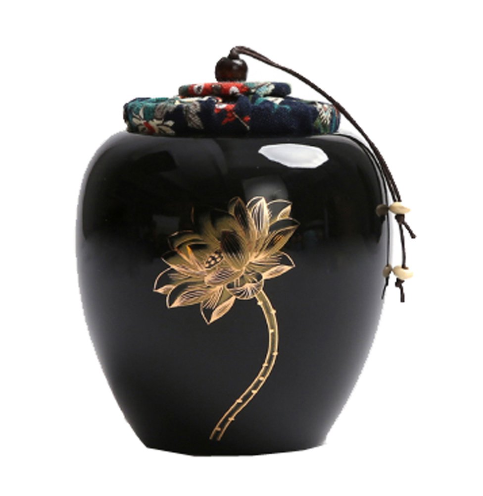 Chinese Retro Porcelain Storage Jars and Tea Tins, Decorative Ceramic Canisters for Tea, Spices or Home Ornaments (K5)