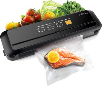 KOIOS Vacuum Sealer Machine, 86Kpa Automatic Food Sealer with Built-In Cutter, Dry & Moist Modes and Pulse Function