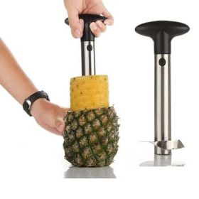 Pretty Prickly Pineapple Peeler Tool for Easy Coring, Slicing, and Fruit Prep