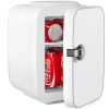 Mini Fridge 4L/6-Can – Portable Cooler & Warmer for Skincare, Food, Drinks – Compact Personal Fridge for Bedroom, Car, Office, Dorm