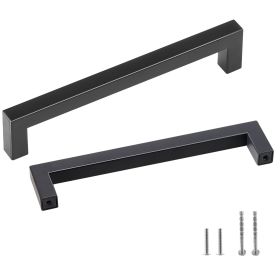 VEVOR 30 Pack Cabinet Pulls, 5.03in / 128mm Center to Center Slim Square Kitchen Cabinet Drawer