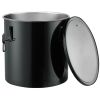 VEVOR Fryer Grease Bucket, 8 Gal Oil Disposal Caddy Stainless Steel Fryer Oil Bucket Rust-Proof Coating, Oil Transport Container with Lid, Lock Clips