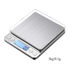 Digital Kitchen Scale 3000 g x 0.1 g Precision, Small Food and Jewelry Scale with LCD Display, Tare Function, Grams and Ounces