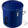 VEVOR Fryer Grease Bucket 8 Gal Oil Disposal Caddy Steel Fryer Oil Bucket w/Rust-proof Coating 30.3L Oil Transport Container w/Lid & Lock Clips Oil Ca