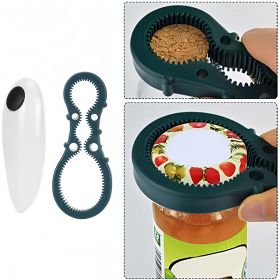 Electric can opener set, can opener, one-click start, suitable for people with small strength, outdoor camping gadgets, small household appliances