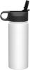 Stainless Steel Double Wall Water Bottle with Straw Lid, Vacuum Insulated Bottle for Hot and Cold Drinks