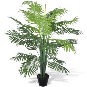 Artificial Phoenix Palm Tree with Pot, 130cm for Home and Office Decor