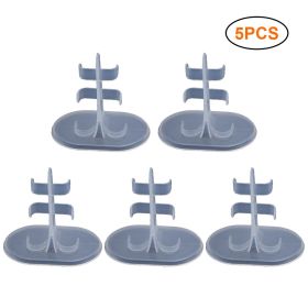 5 or 10-Piece Plastic Doll Stand Set for Small Dolls and Figure Display