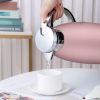 Soga 1.8L Rose Color 3-Layer Vacuum Insulated Stainless Steel Flask  Ideal for Home and Office