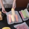 Reusable Food Storage Bags, 4-Count BPA-Free Reusable Freezer Bags for Snacks and Meal Prep