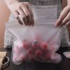 Reusable Food Storage Bags, 4-Count BPA-Free Reusable Freezer Bags for Snacks and Meal Prep
