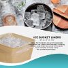 Pack of 1000 Ultra Thin Gusset Poly bags 8 x 3 x 15. Ice Bucket Liner 8x3x15. 0.60 Mil. Polyethylene bags for packing and storing. Great for Industria