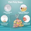 Pack of 500 Flat bags 10 x 12. Heavy Low Density Polyethylene bags 10x12. Clear Bags for Industrial, Food Service