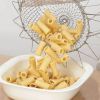 Stainless Steel Folding Strainer Spoon, Mesh Skimmer Frying Tool for French Fries, Chicken, and Deep Frying