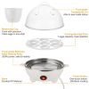 Electric Egg Cooker with Auto Shut-Off, 7-Egg Capacity BPA-Free Hard-Boiled Egg Maker with Measuring Cup