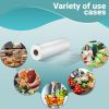 Pack of 6000 Utility Storage Bags on Rolls 11 x 19. High Density Flat Bags 11x19. Ultra Thin Design 0.5 mil. Plastic Bag Rolls for Storing and Transpo