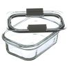 Brilliance Glass Food Storage Containers Set (4-Piece) with Secure Latching Lids