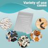 Pack of 1000 Clear Zipper Bags. Assortment 2 mil Clear Seal Top Plastic Bags. 10 Sizes of Zip top Polyethylene Bags for Shipping and Storage. Resealab