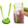 Adjustable Food Storage Bag Holder with Non-Slip Base, Hands-Free Stand for Filling Freezer Bags, Snacks, and Meal Prep