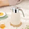 SOGA 2X 1.2L Stainless Steel Insulated Vacuum Flask Water Bottle White