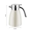SOGA 2X 1.2L Stainless Steel Insulated Vacuum Flask Water Bottle White