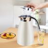 SOGA 2X 1.2L Stainless Steel Insulated Vacuum Flask Water Bottle White