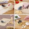 Stainless Steel Handheld Noodle Cutter, Manual Noodle Press and Cutting Tool for Homemade Pasta and Kitchen Use